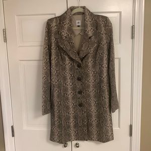 NWOT Cabi Snake Print Jacket Size L